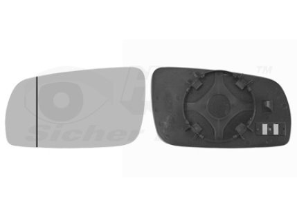 Szkło lusterka VAN WEZEL 7625831 6Y1857521A