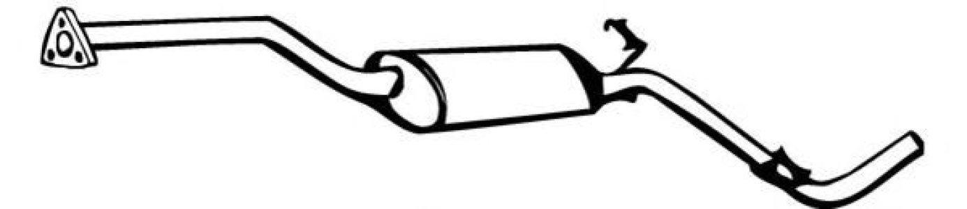 Tłumik środkowy WALKER 21486-65 7590645