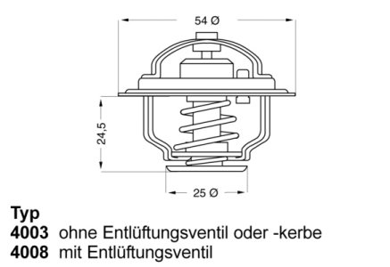 Termostat WAHLER 4008.74D 4655782