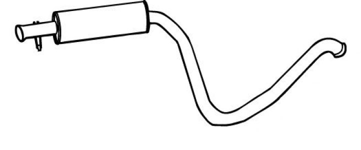 Tłumik środkowy WALKER 18852-65 4528253