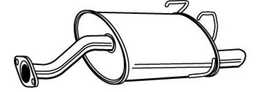 Tłumik końcowy WALKER 22201-52 18030S03E40