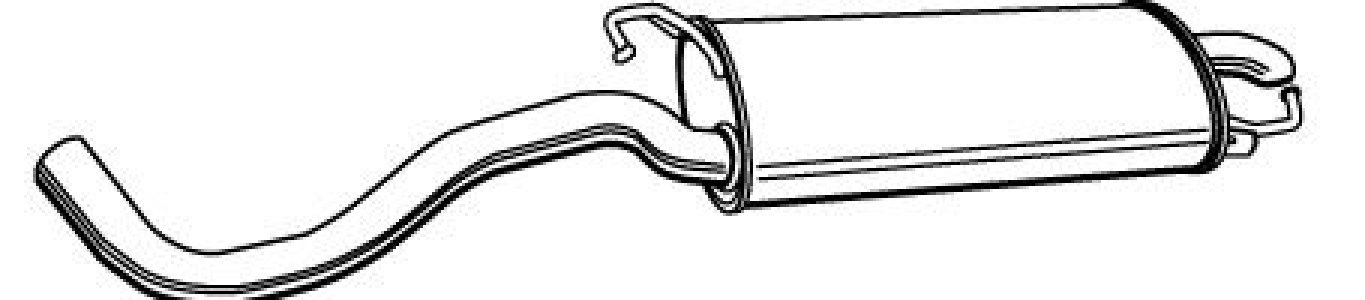 Tłumik końcowy WALKER 22053-64 1J6253609AK