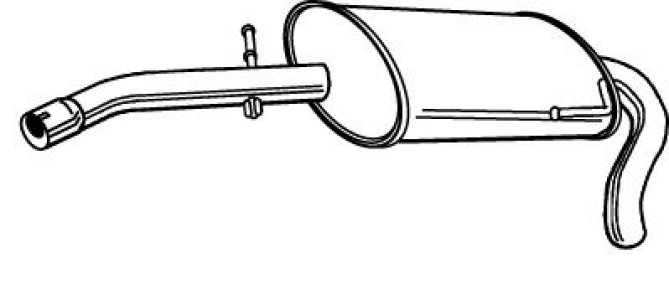 Tłumik końcowy WALKER 22059-62 6X0253609A