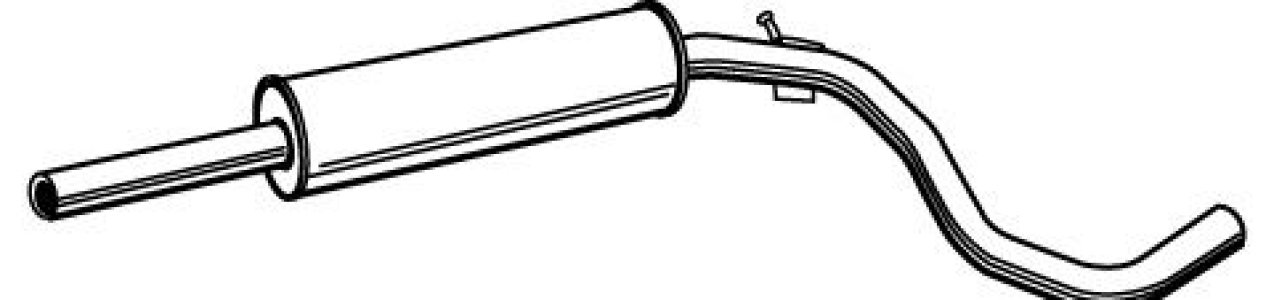 Tłumik środkowy WALKER 22060-63 6X0253209A