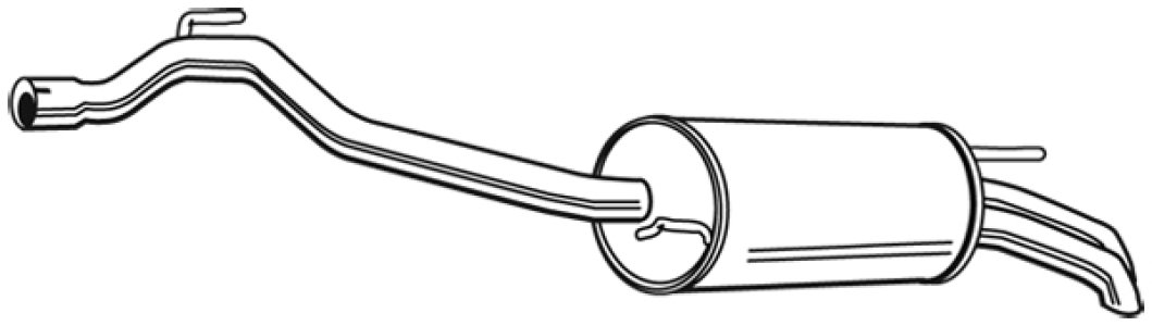 Tłumik końcowy WALKER 22091-58 074253609BA