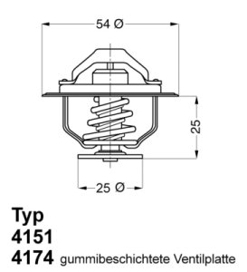 Termostat WAHLER 4174.79D 4500823