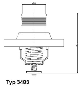 Termostat WAHLER 3483.89D 1338A0