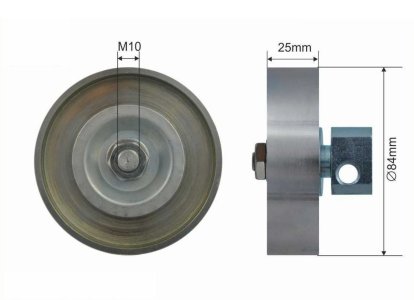 Rolka prowadząca CAFFARO 500160 119259F60A