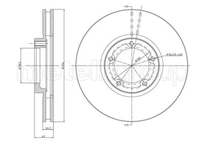 Tarcza hamulcowa CIFAM 800-459 5029815