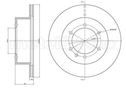 Tarcza hamulcowa CIFAM 800-679 4320605J04