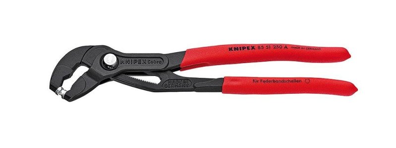 SZCZYPCE KNIPEX 8551250A do opasek zaciskowych z taśmy sprężynowej 250M