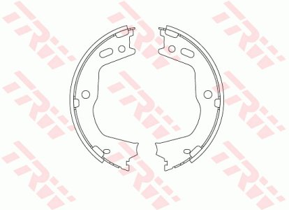 Szczęki hamulcowe TRW GS8803 583052WA00