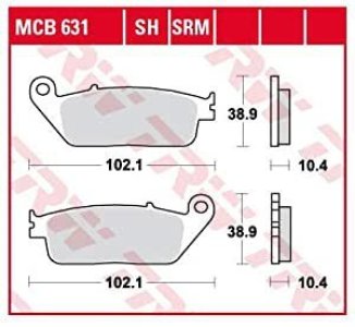 Klocki hamulcowe TRW MCB631SRM 