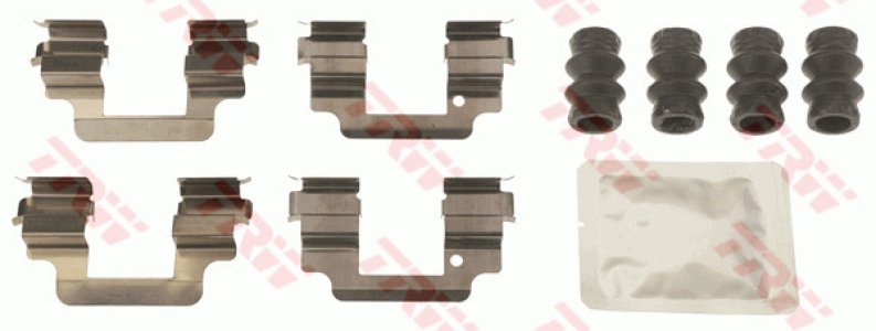 Zestaw montażowy klocków hamulcowych TRW PFK643 