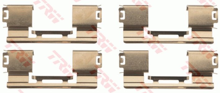 Zestaw montażowy klocków hamulcowych TRW PFK650 