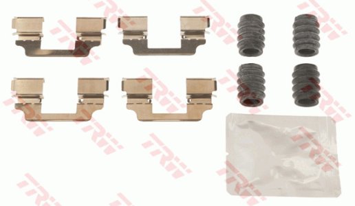 Zestaw montażowy klocków hamulcowych TRW PFK662 