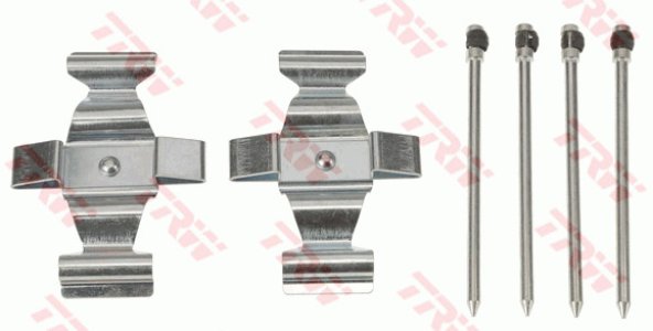 Zestaw montażowy klocków hamulcowych TRW PFK663 