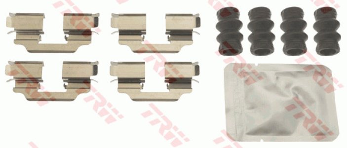 Zestaw montażowy klocków hamulcowych TRW PFK666 