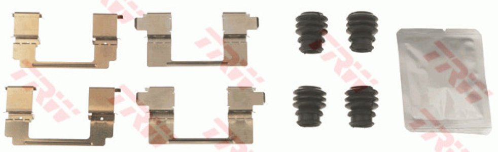 Zestaw montażowy klocków hamulcowych TRW PFK672 