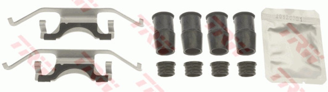 Zestaw montażowy klocków hamulcowych TRW PFK675 