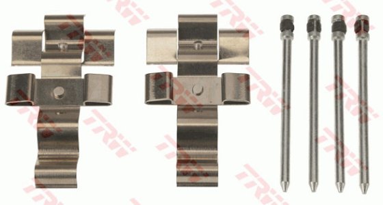 Zestaw montażowy klocków hamulcowych TRW PFK684 