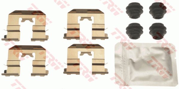 Zestaw montażowy klocków hamulcowych TRW PFK687 