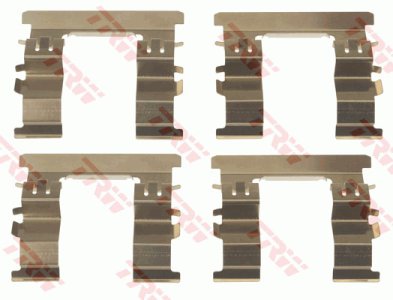 Zestaw montażowy klocków hamulcowych TRW PFK697 