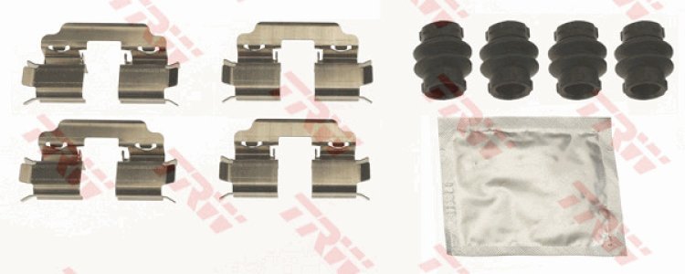 Zestaw montażowy klocków hamulcowych TRW PFK705 