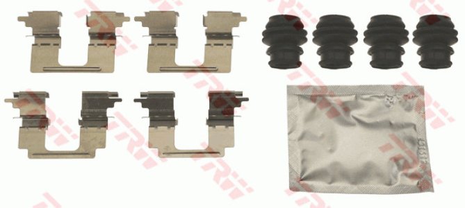 Zestaw montażowy klocków hamulcowych TRW PFK716 
