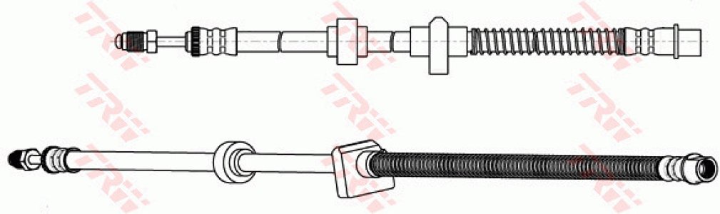Przewód hamulcowy giętki TRW PHB420 4,81E+11