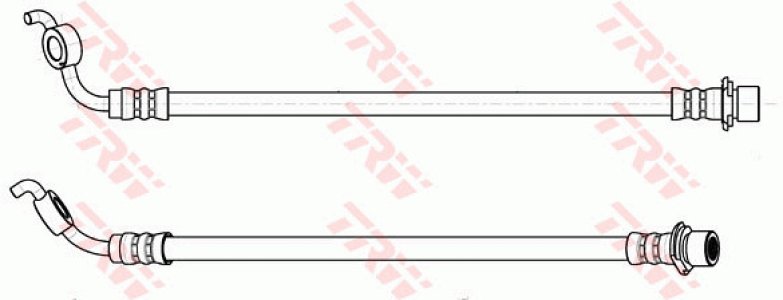 Przewód hamulcowy giętki TRW PHD1153 9094702F52