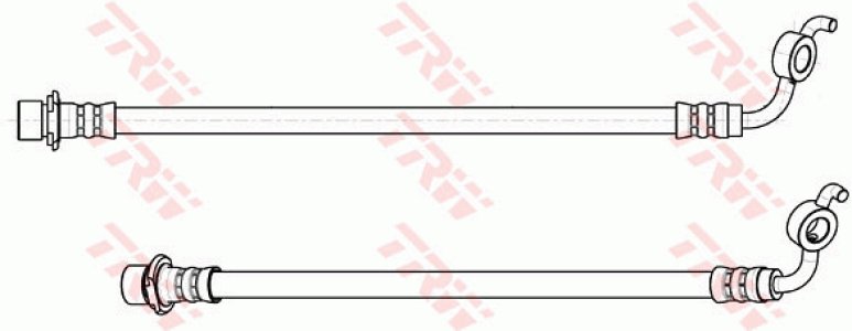 Przewód hamulcowy giętki TRW PHD1154 9094702F51