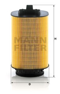 Filtr powietrza MANN-FILTER C14006 A2740940004