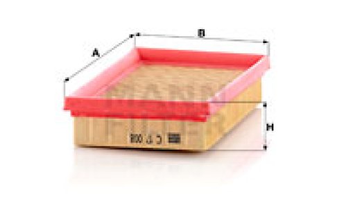 Filtr powietrza MANN-FILTER C17008 