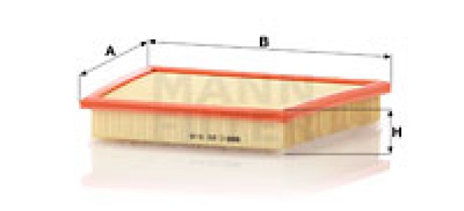 Filtr powietrza MANN-FILTER C22018 