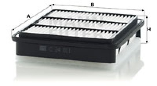 Filtr powietrza MANN-FILTER C24011 