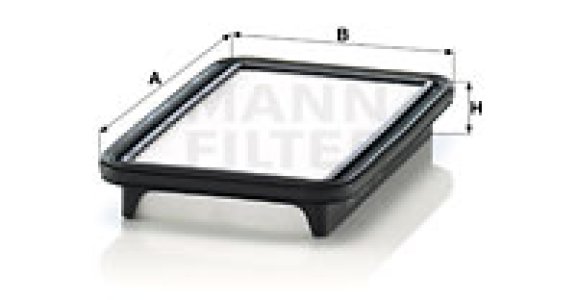 Filtr powietrza MANN-FILTER C24019 