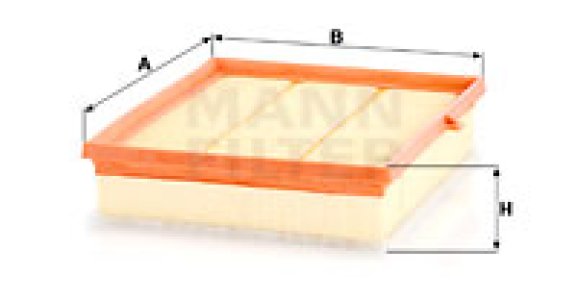 Filtr powietrza MANN-FILTER C26010 