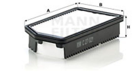 Filtr powietrza MANN-FILTER C27021 