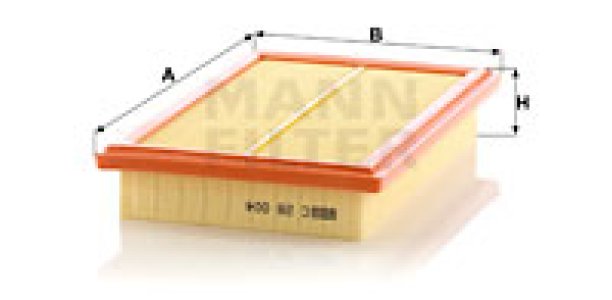 Filtr powietrza MANN-FILTER C28004 