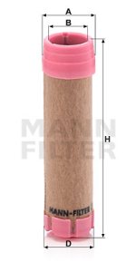 Filtr powietrza MANN-FILTER CF52/2 CF522