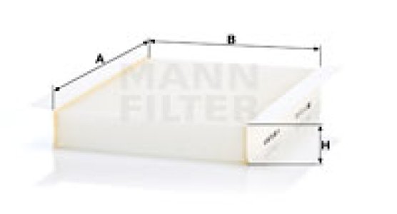 Filtr kabinowy MANN-FILTER CU22022 