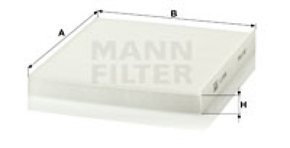 Filtr kabinowy MANN-FILTER CU23009 