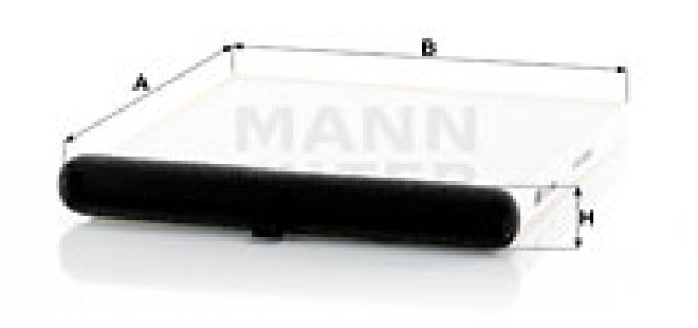 Filtr kabinowy MANN-FILTER CU24009 