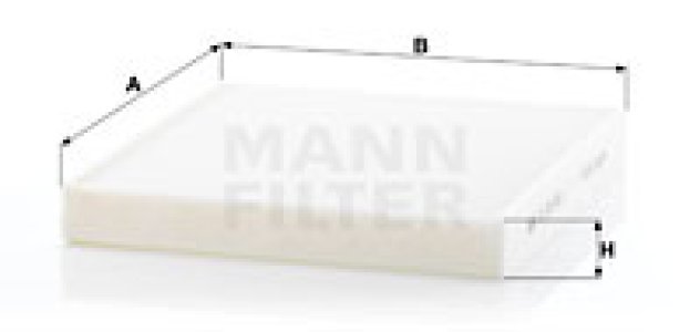 Filtr kabinowy MANN-FILTER CU26009 