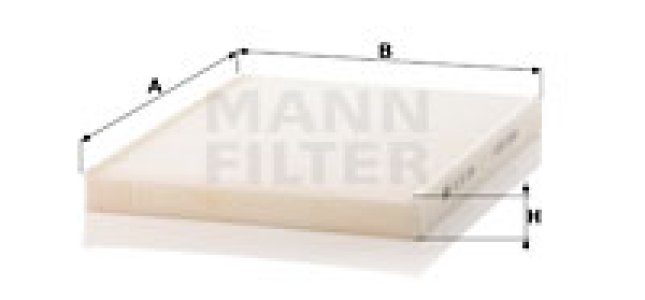 Filtr kabinowy MANN-FILTER CU27004 