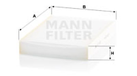 Filtr kabinowy MANN-FILTER CU27009 