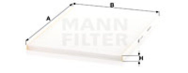 Filtr kabinowy MANN-FILTER CU28004 