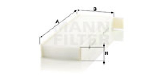 Filtr kabinowy MANN-FILTER CU29003-2 CU30392
