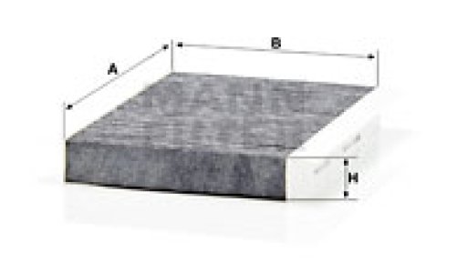 Filtr kabinowy MANN-FILTER CUK22022 